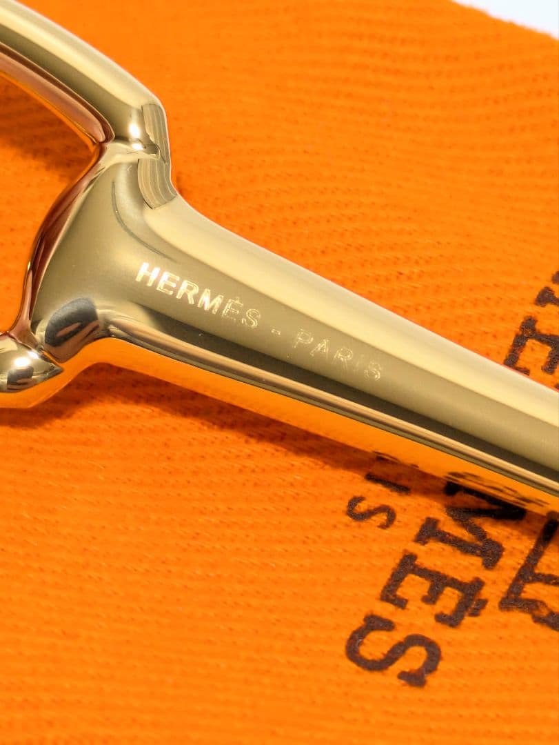 HERMES エルメス グラン アトラージュ デザートフォーク ゴールド