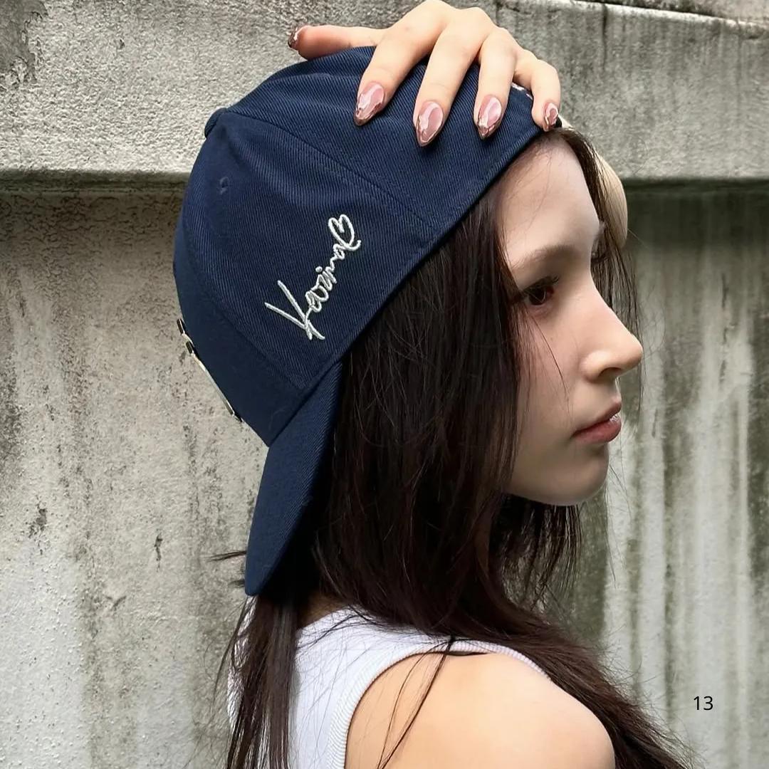 【新品】KARINA MLB コラボキャップ　サイズ57 aespa カリナ