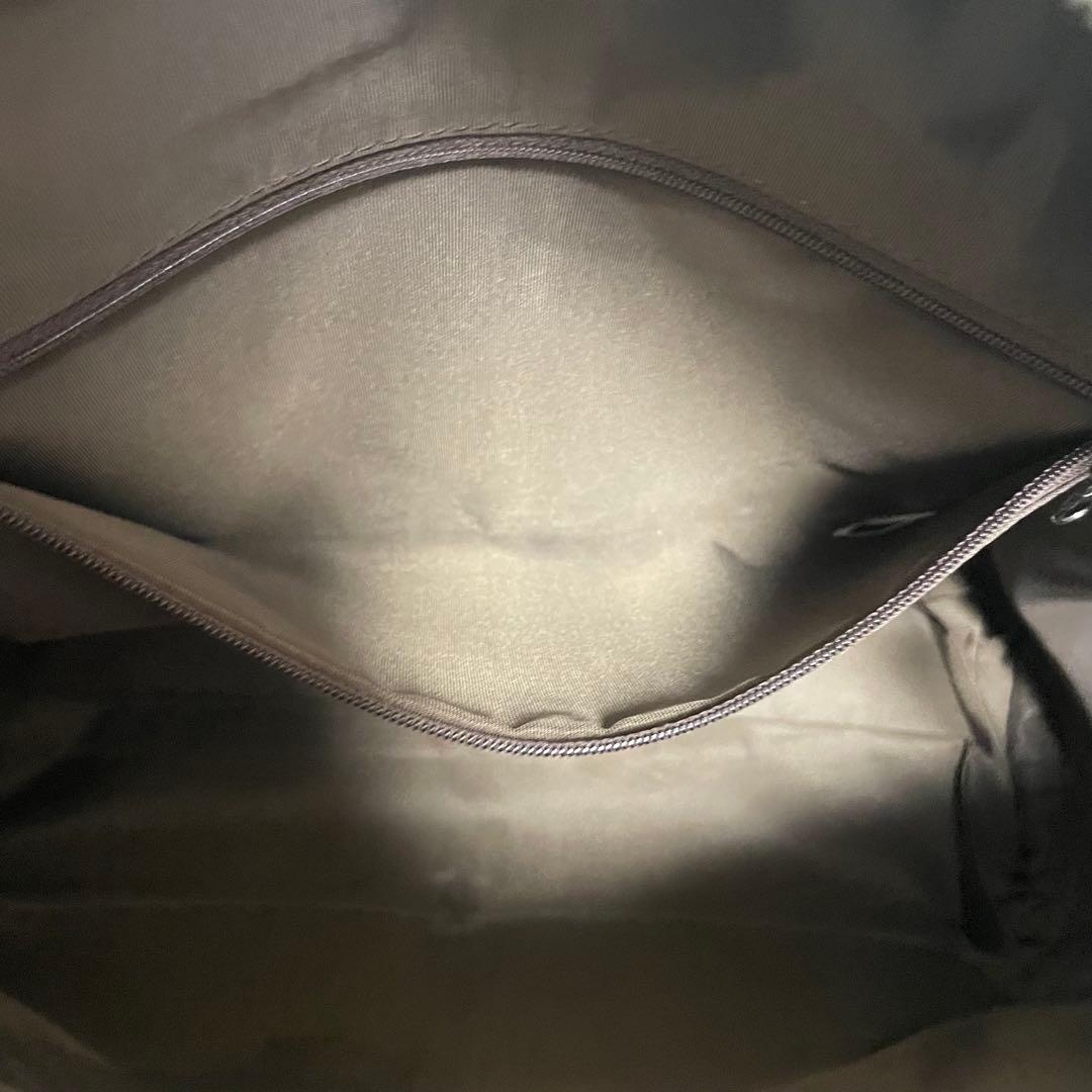 極美品｜SHIPS シップス【A4収納可】本革 トートバッグ シボ革 グリーン