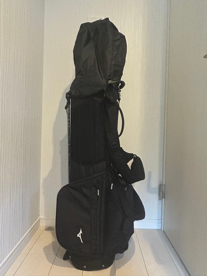 Mizuno ブラック キャディバッグ 軽量タイプ　ゴルフバッグ