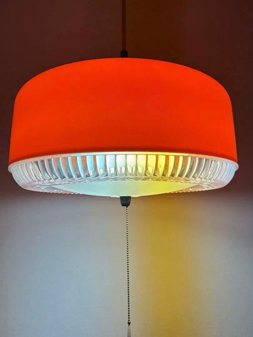 【昭和家電】希少！サンヨー照明　ペンダントライト　ミッドセンチュリー　レトロ