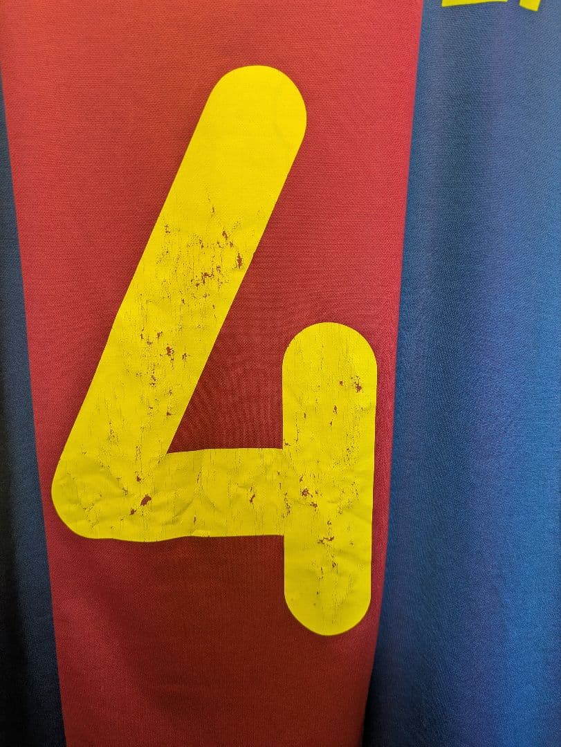 01/02FCバルセロナ GUARDIOLA 4 ホームユニフォーム