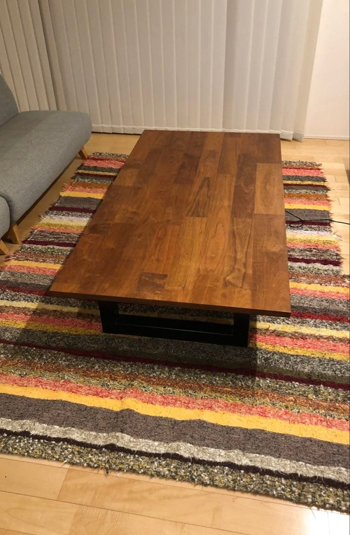 マスターウォール　モザイクリビングテーブル　オイル仕上げ　幅160cm