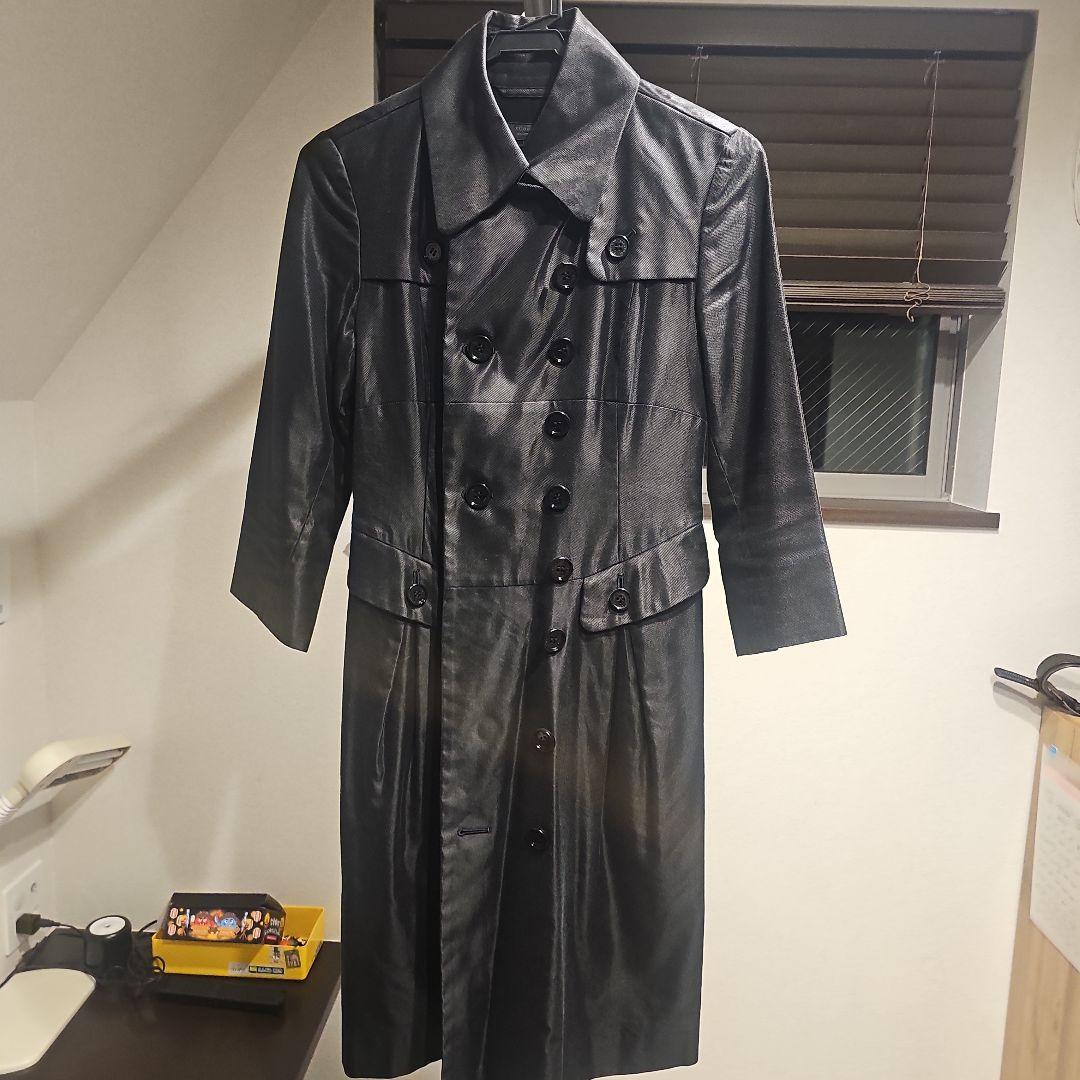 BURBERRY ブラック トレンチコート 38