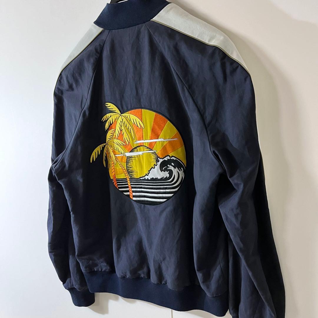 美品 STELLA McCARTNEY スカジャン 42 ネイビー