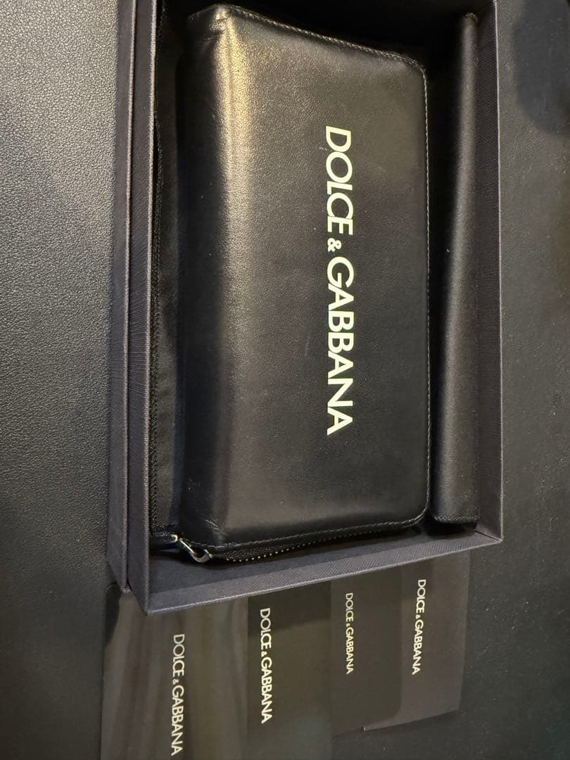 DOLCE & GABBANA ブラック長財布