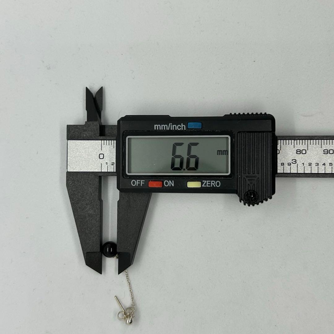 ✨希少✨ティファニー オニキス ドロップピアス 約3cmチェーン SV925