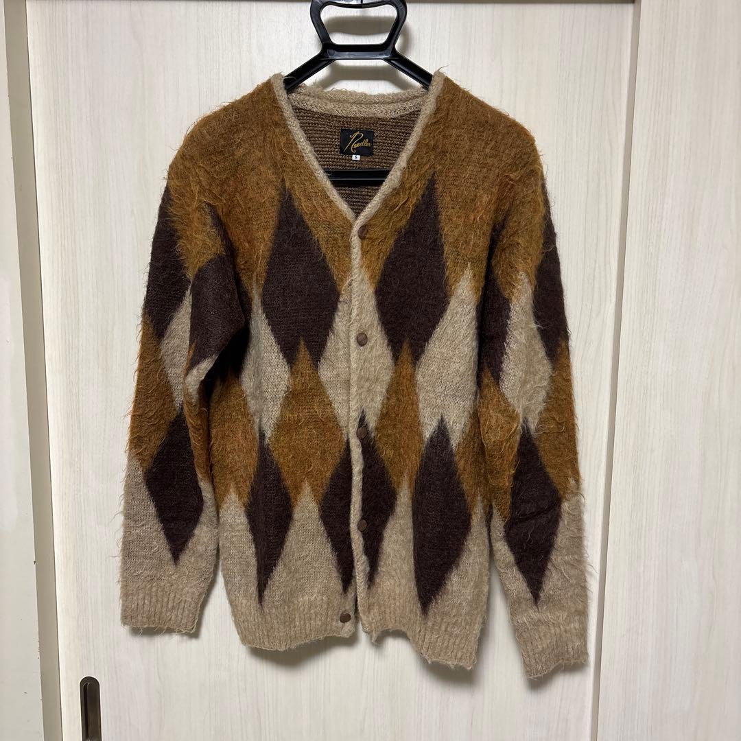 Needles アーガイル柄　カーディガン Sサイズ