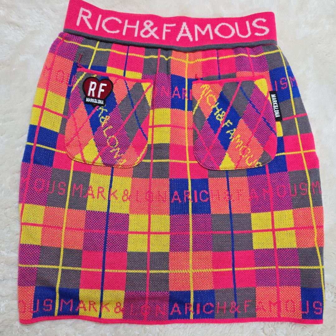 美品 マークアンドロナ アーガイル柄 セットアップ 日本製 近年モデル