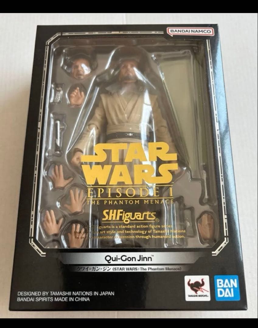 【未開封新品】S.H.フィギュアーツ クワイ＝ガン・ジン スターウォーズ