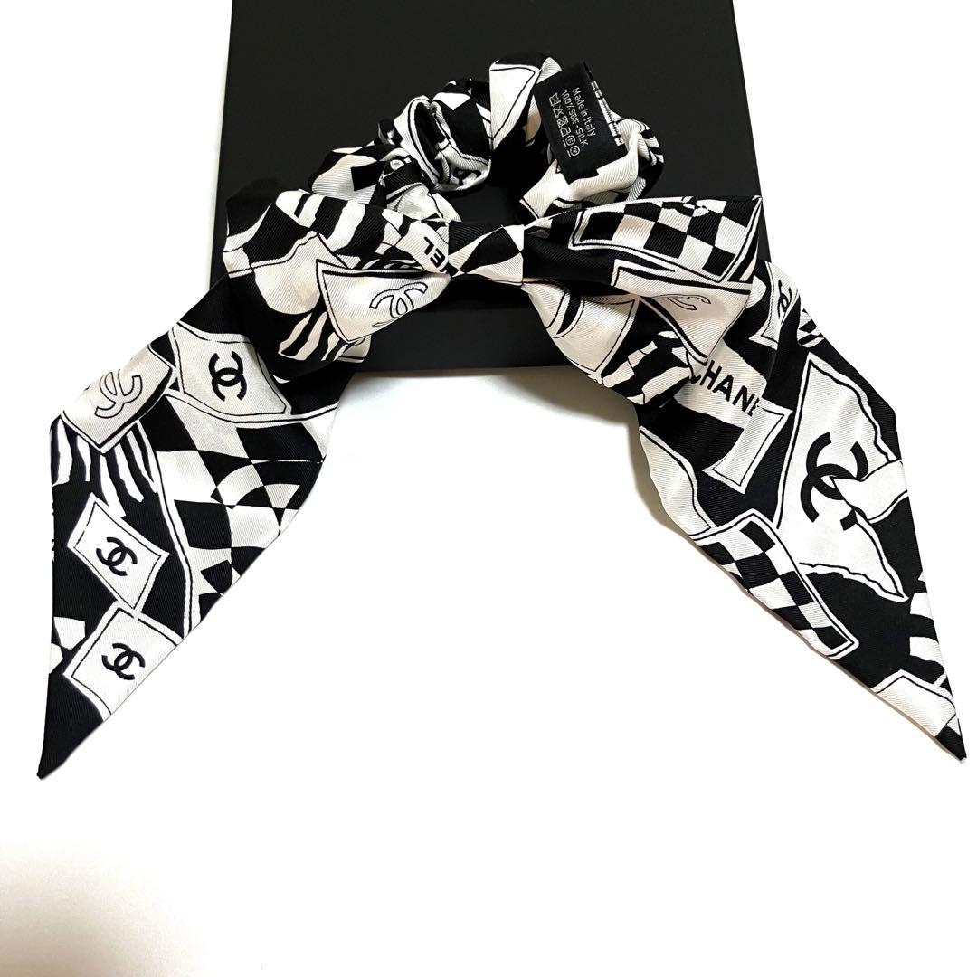 シャネル CHANEL 23C クルーズコレクション シュシュ リボン 美品