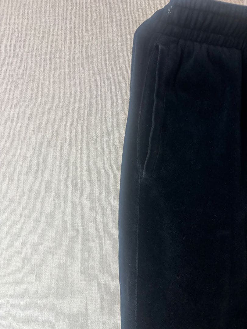MECCA JEANS ベロアパンツ ブラック