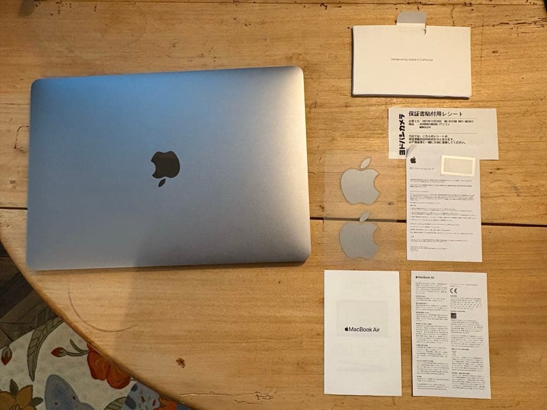 MacBook Air M1 スペースグレイ 8GB/256GB純正充電器付