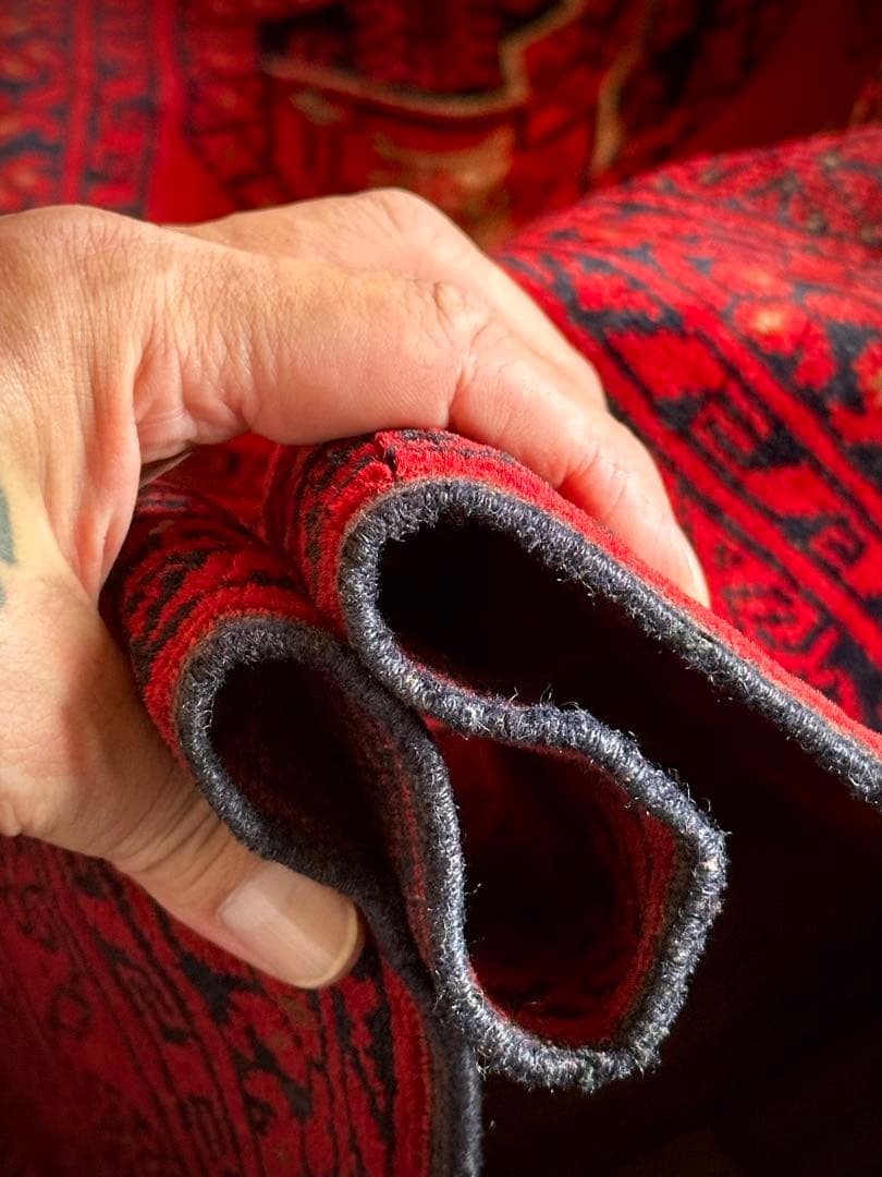 トライバルラグ　ヴィンテージラグ　トルクメン　エルサリ　プリミティブアート　美品