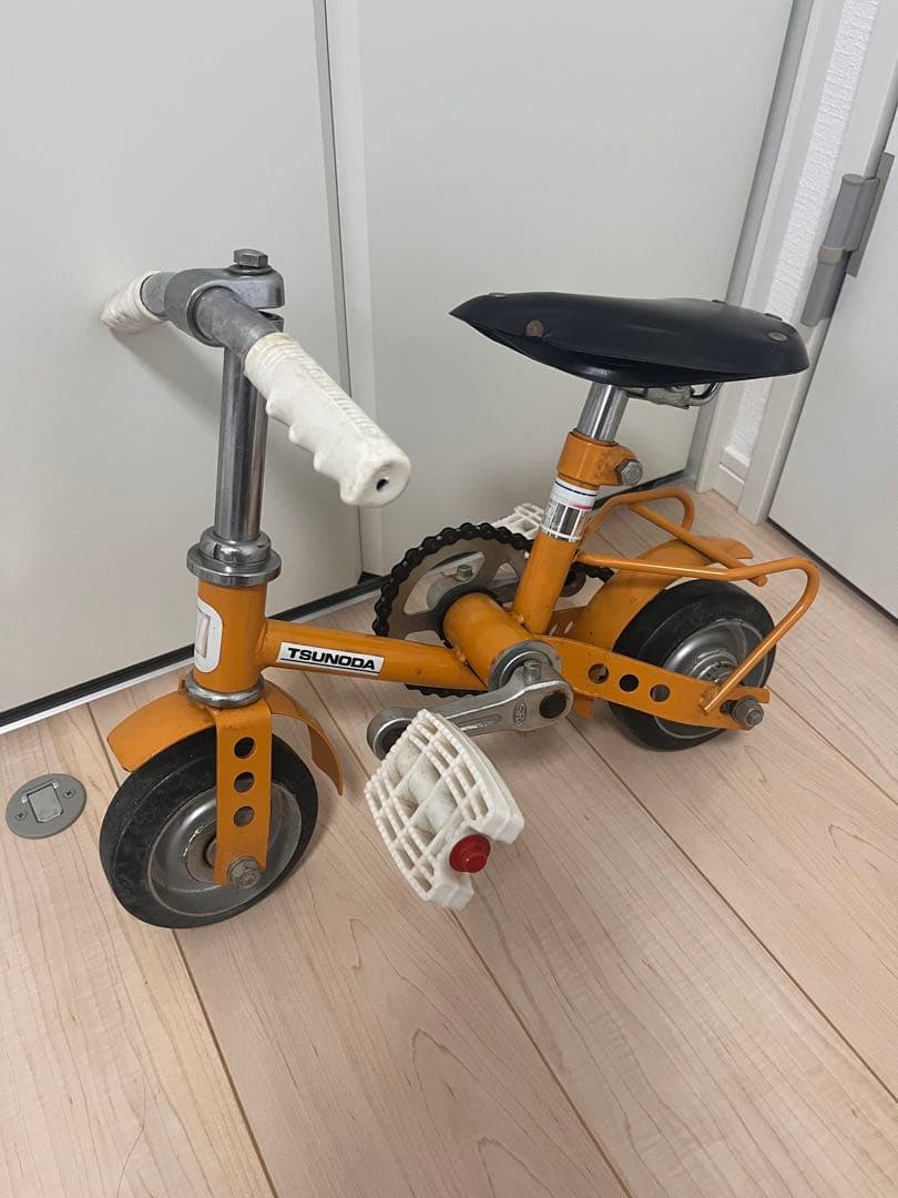ミニ自転車　アンティーク　ツノダ　豆チャリ