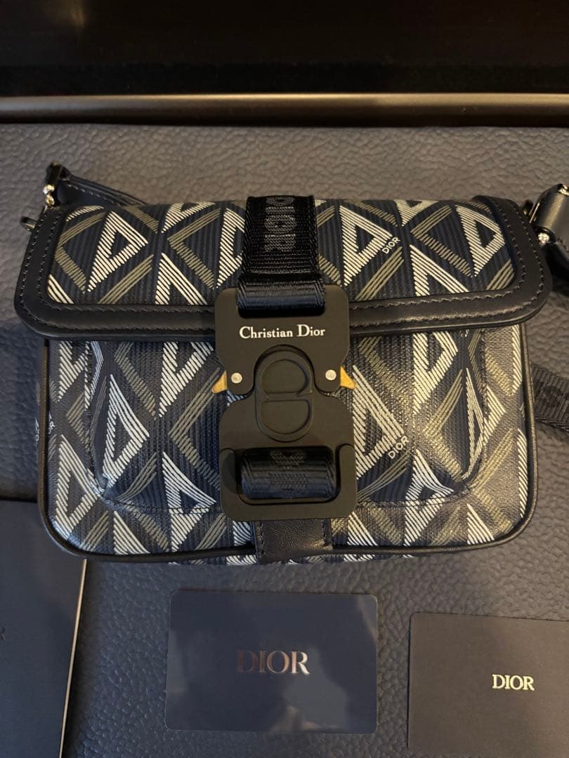 Dior ボディバッグ CDダイヤモンド　ネイビーブルー　美品　レア