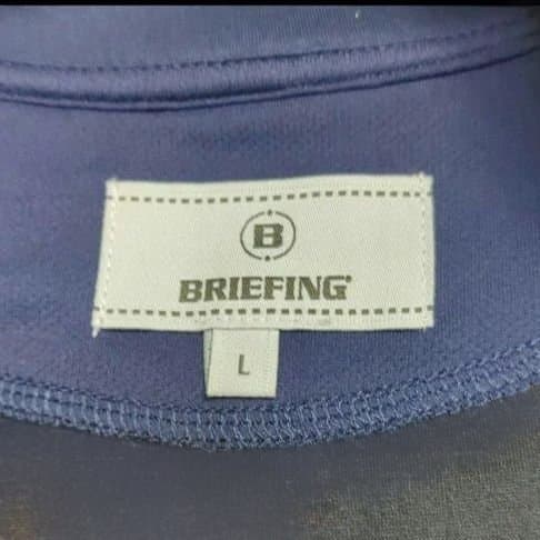 ♦レディース♦　ブリーフィング　ブルゾン　サイドロゴ　ネイビー サイズL