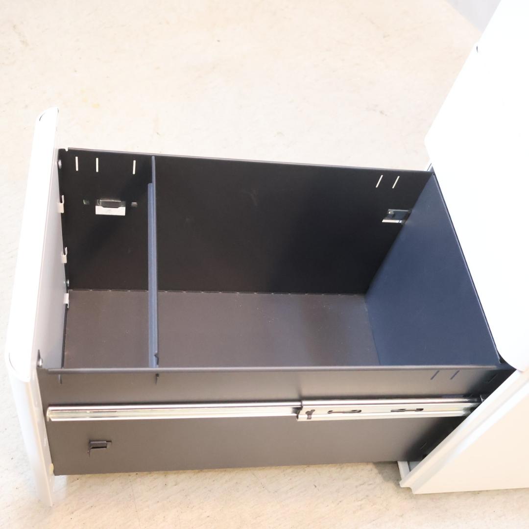 関家具 TORIA トリア スリムチェストワゴン コンパクト デスクワゴン 鍵付