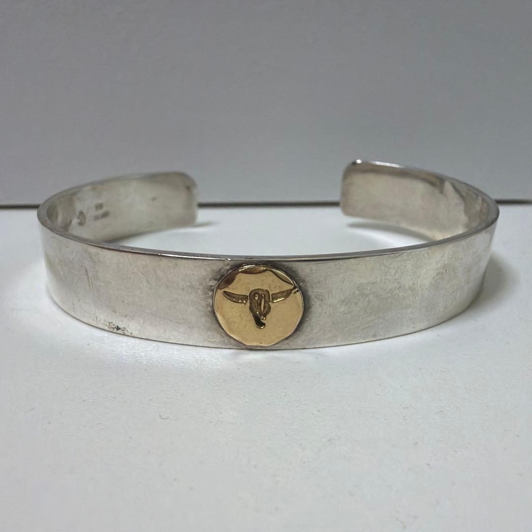 正規品 Tady&King 平打ちバングルK18ロングホーン