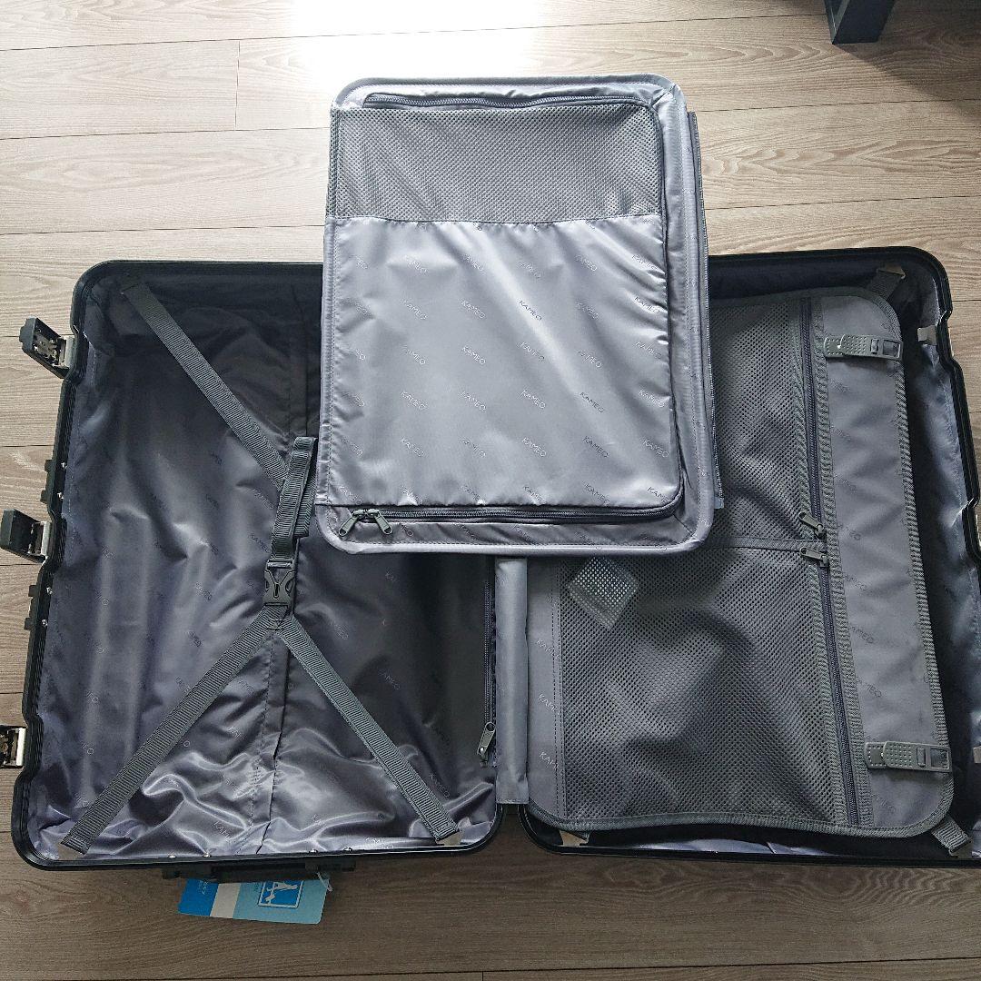 【エース様】KAMEO 高級アルミスーツケース 【新品・未使用】ブラック