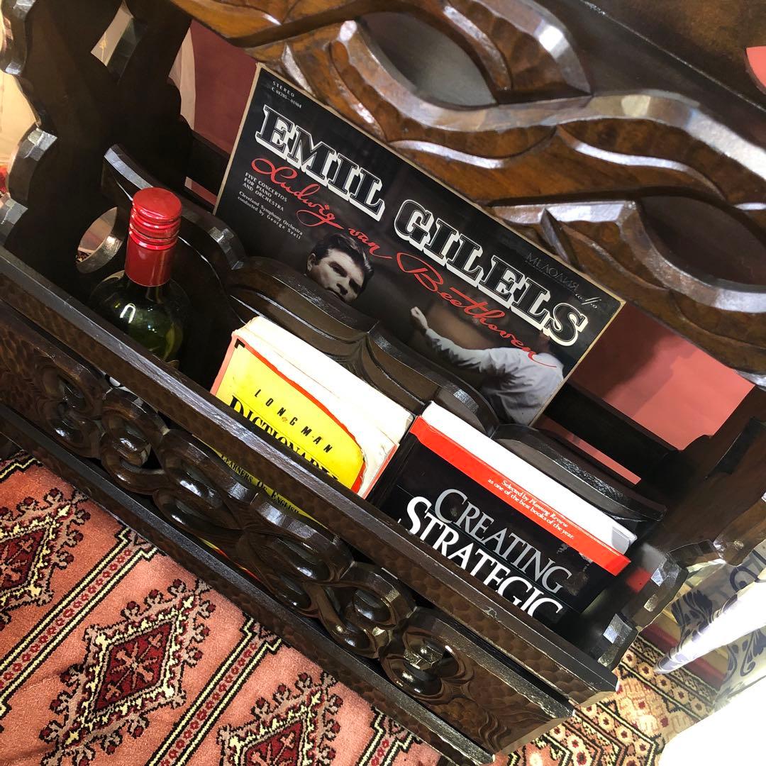 もっち 70’s ヴィンテージ 職人技アンティーク　ラック　サイドテーブル