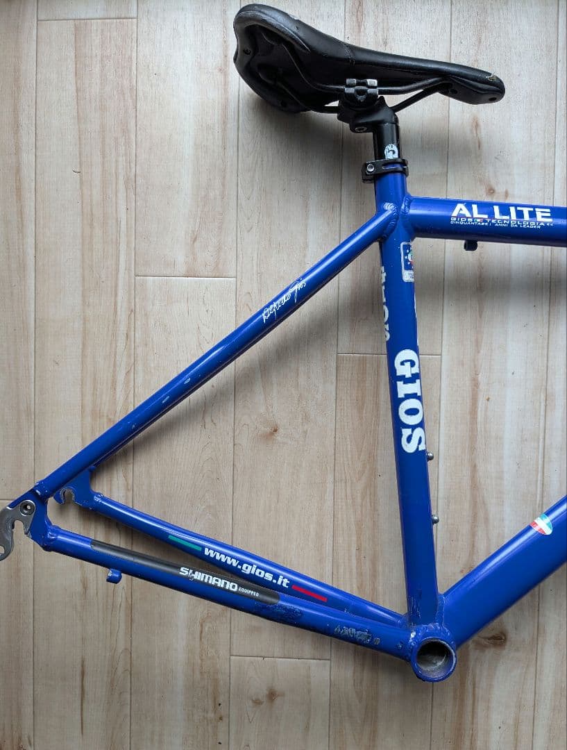GIOS アルミニウムロードバイクフレーム 青