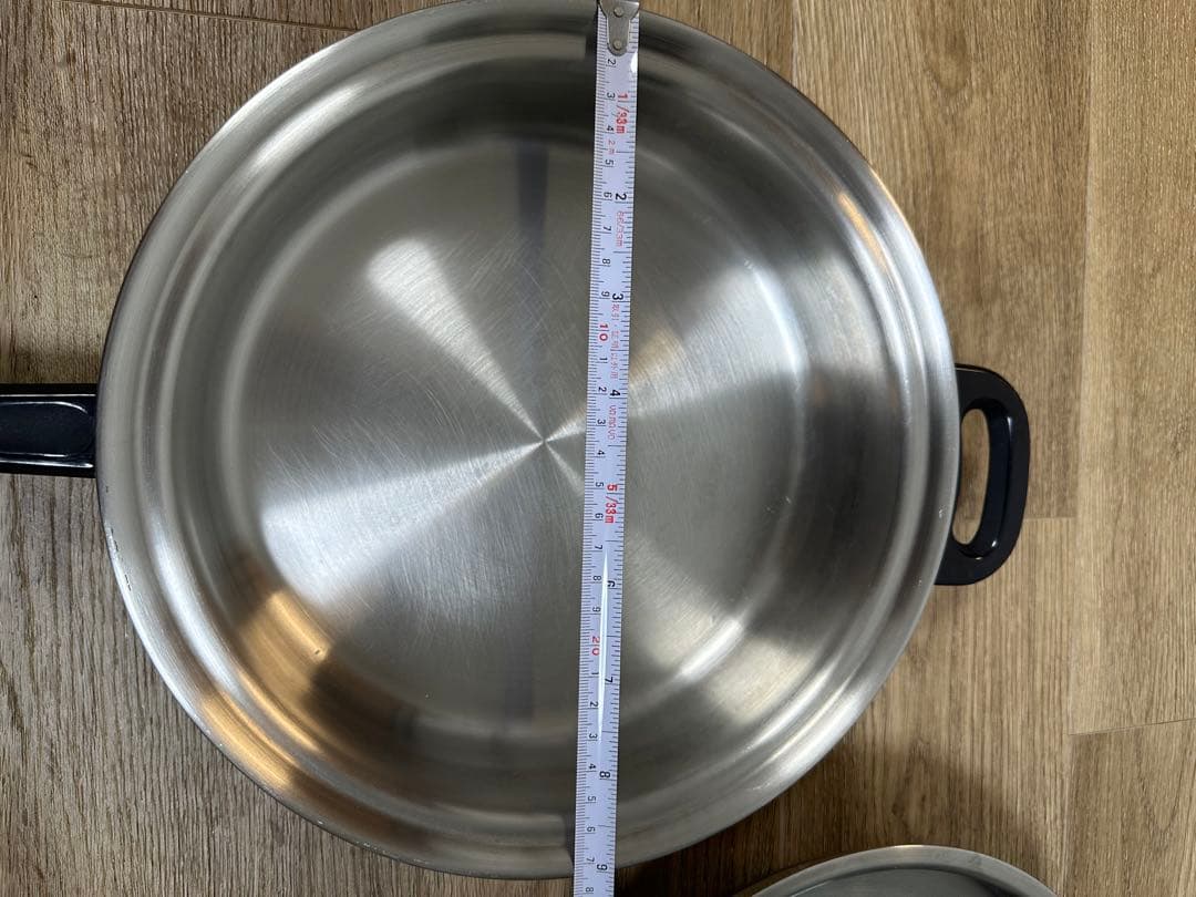 ステンレス両手鍋＋片手鍋 2個セット