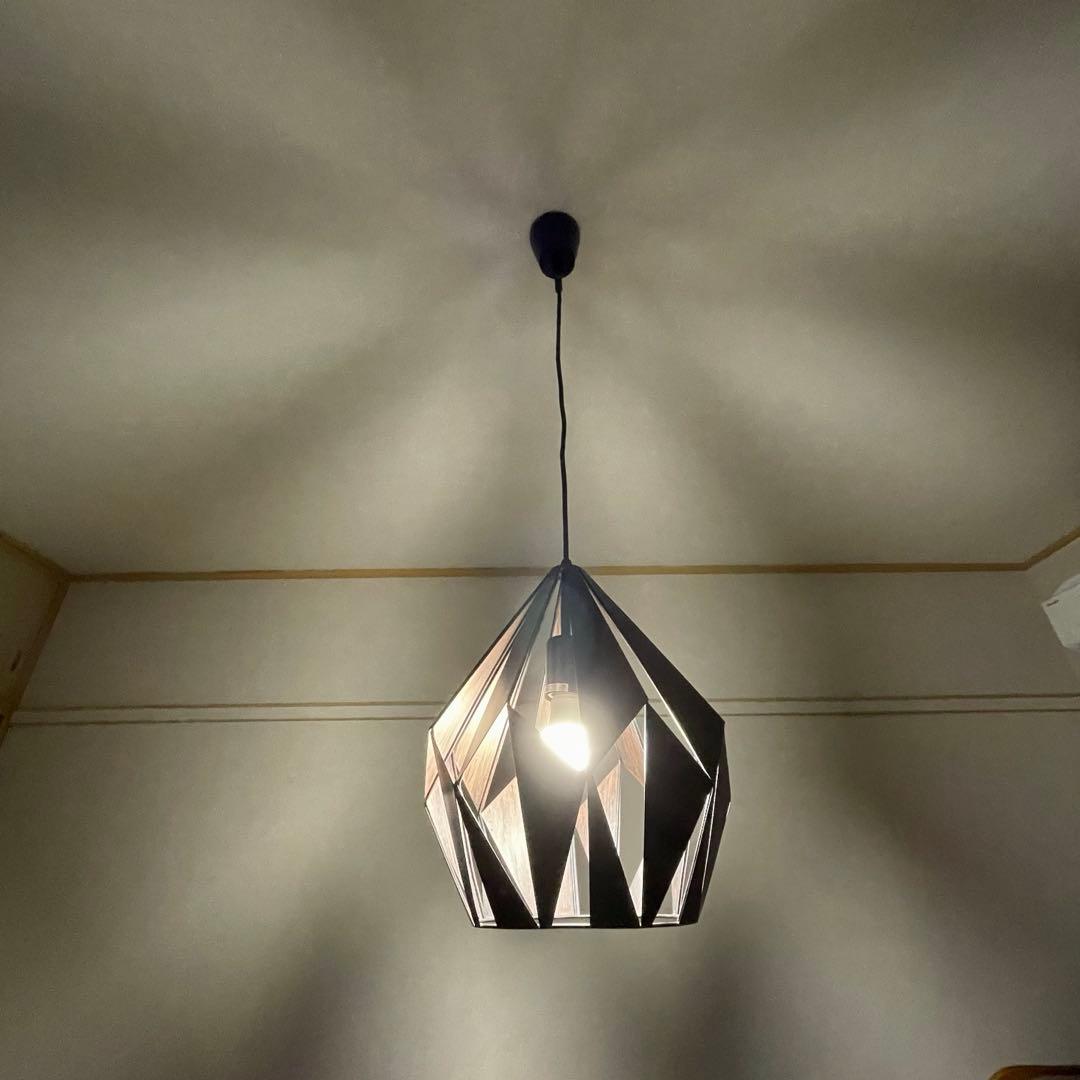 Francfrancフランフラン カールトンペンダントランプ ブラック