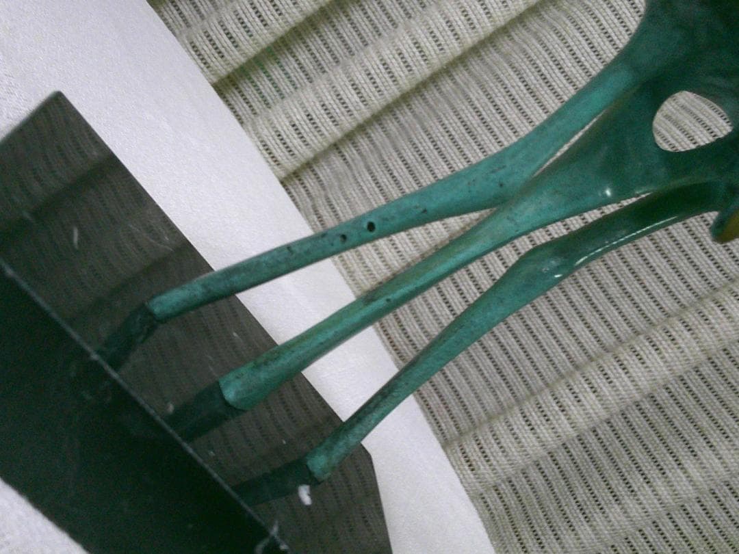 アンティーク モダン 【ブロンズ像 フラミンゴ】 デコアート 20cm 2kg