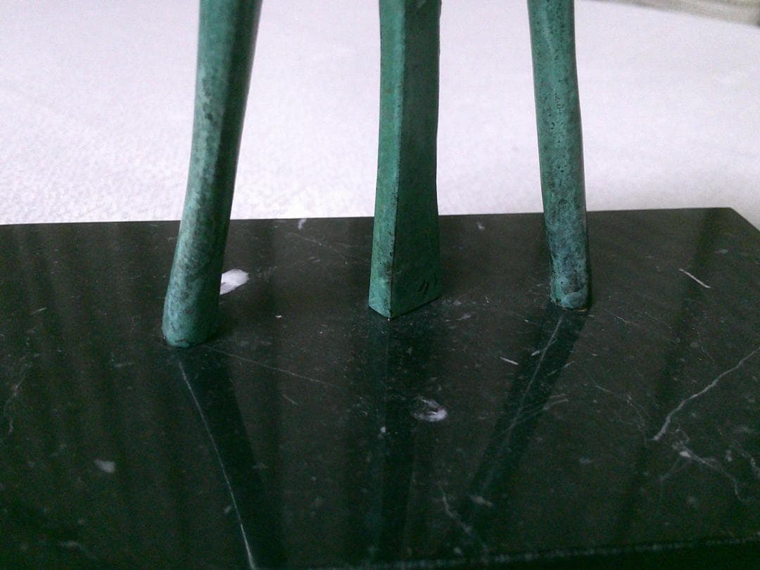 アンティーク モダン 【ブロンズ像 フラミンゴ】 デコアート 20cm 2kg