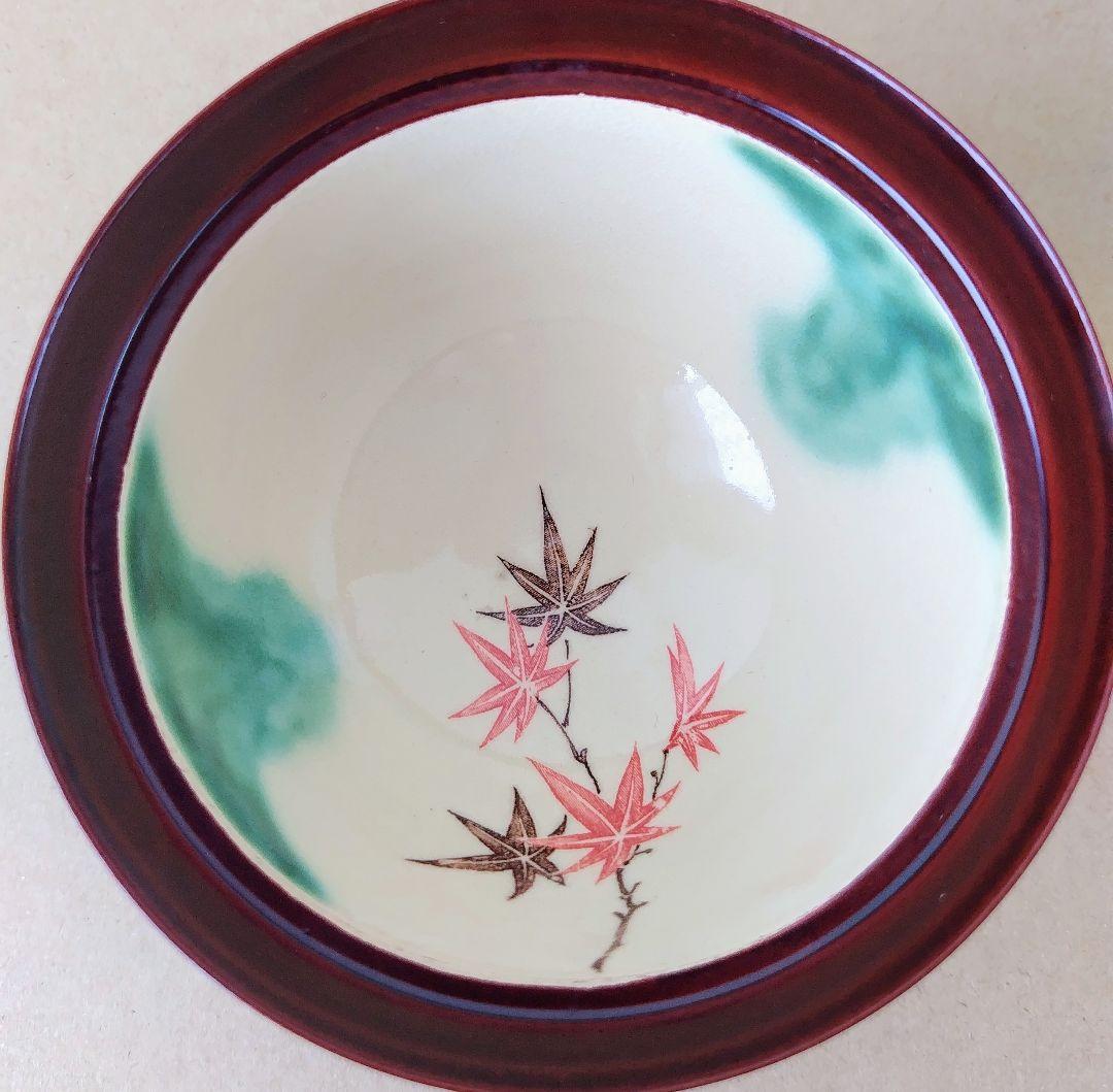 花柄汁椀陶器5個セット