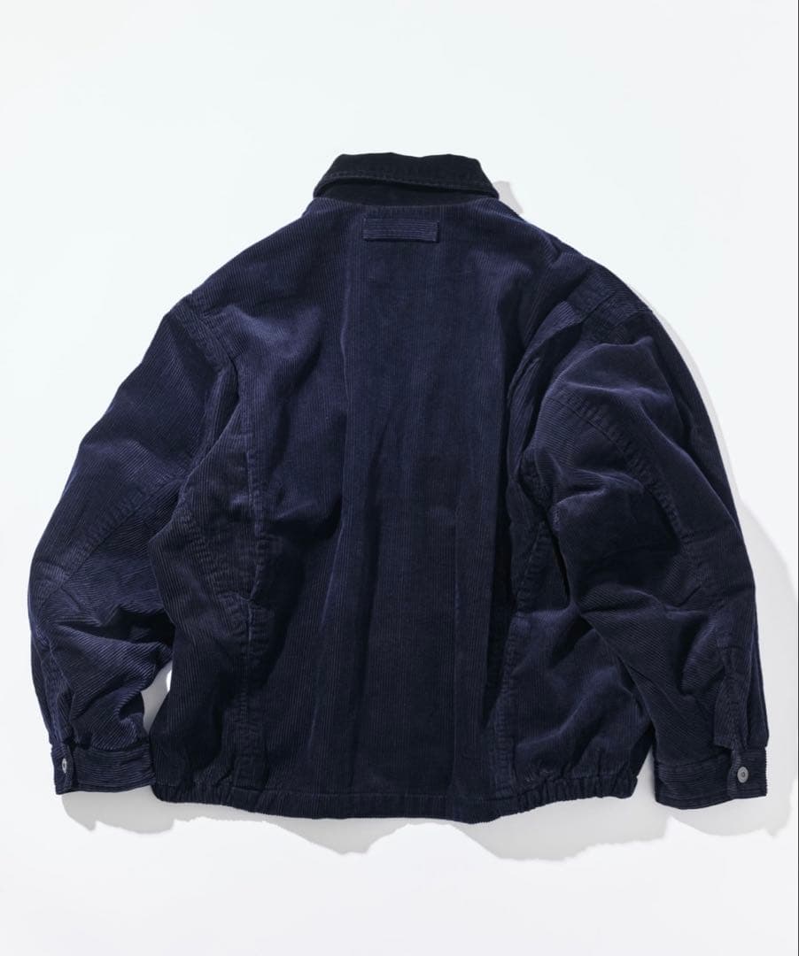 NAUTICA 中綿 ストーンバイオ加工 コーデュロイブルゾン ショート丈