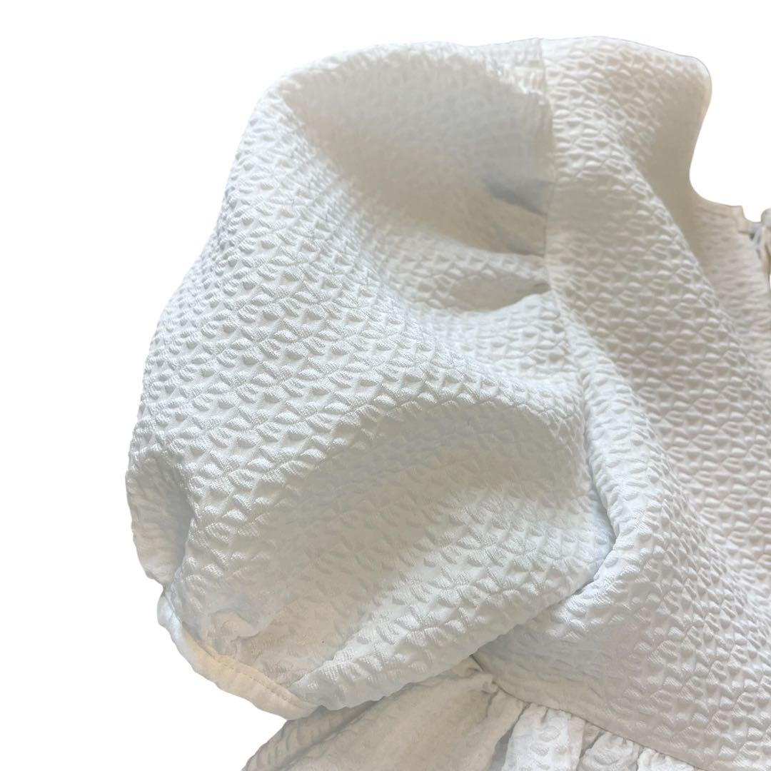 大人気 美品 ブルレア ジャガードブラウス Bluelea ぺプラム