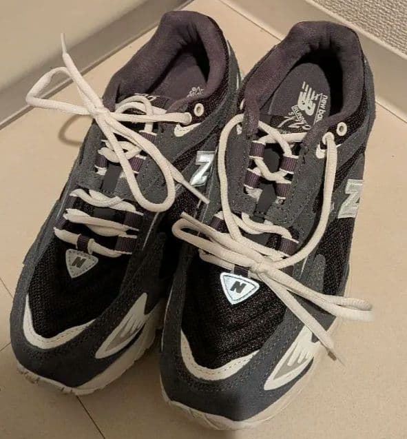 New Balance ML725AC スニーカー 23.5cm グレー 美品