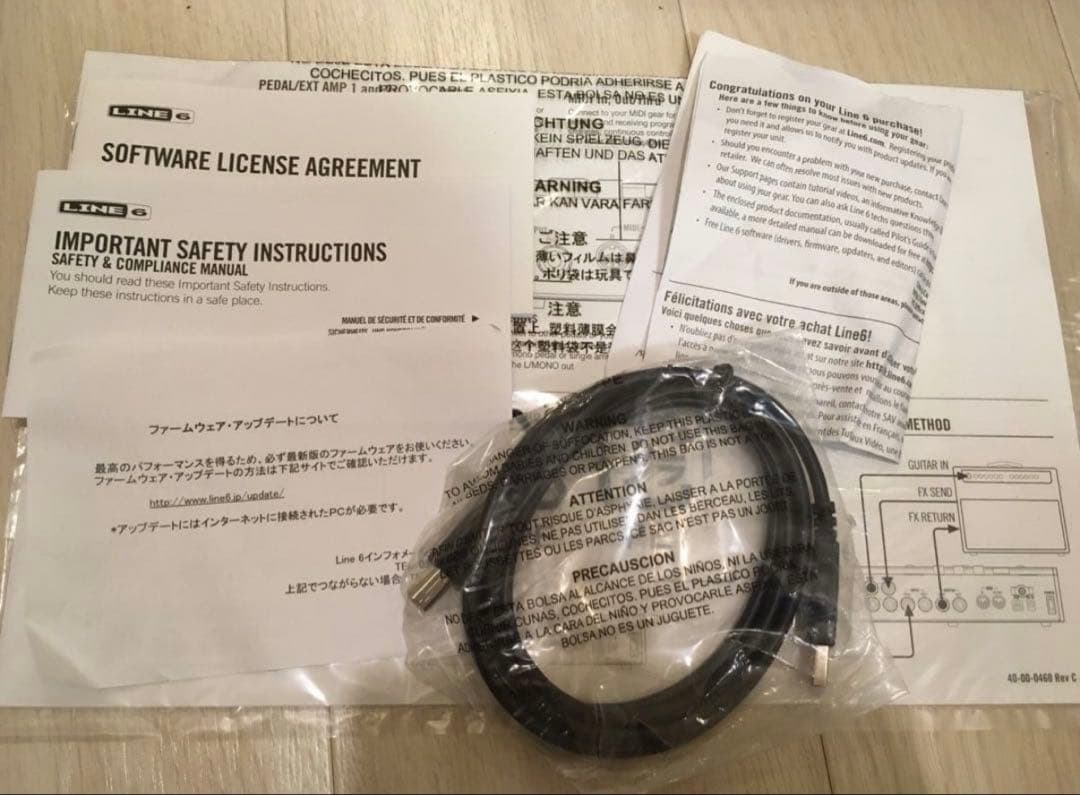Line6 HX Effects 付属品完備 送料無料‼️