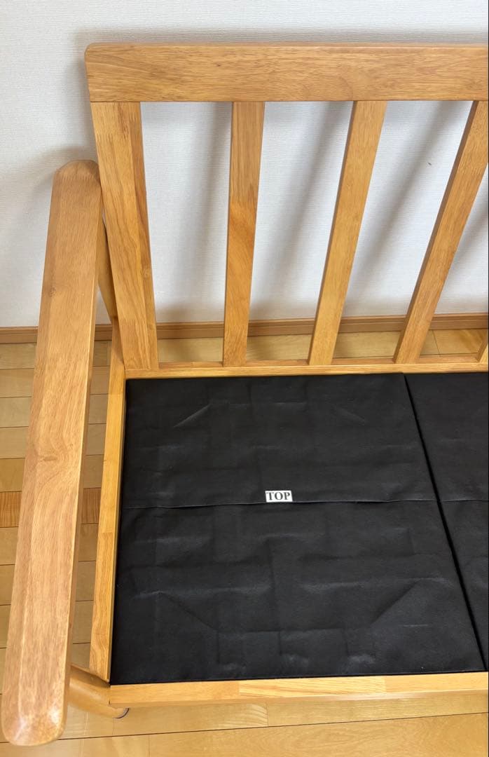 【ニトリ】ソファ 2人掛け 布張り 木製フレーム マイス