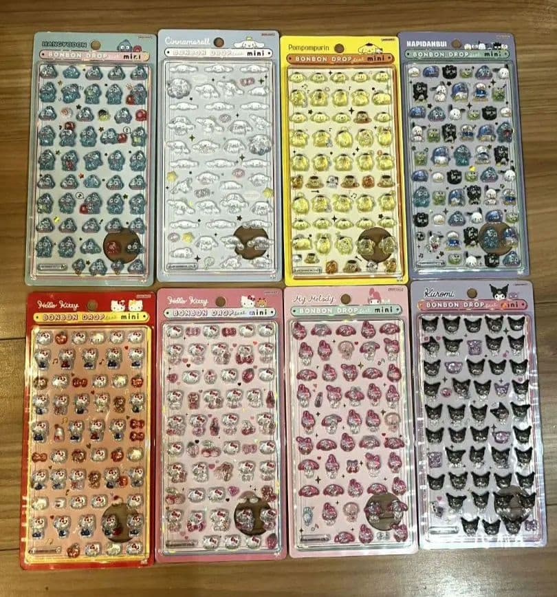 【国内正規品】ボンボンドロップ　サンリオミニ　8枚コンプリート
