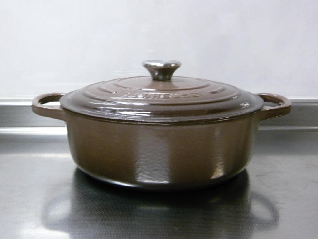 ルクルーゼ ココットロンド 24cm ル・クルーゼ 両手鍋 24 セピア