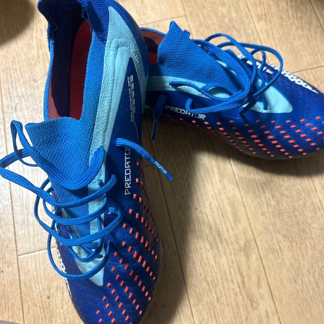 PREDATOR スパイクシューズ 青/オレンジ