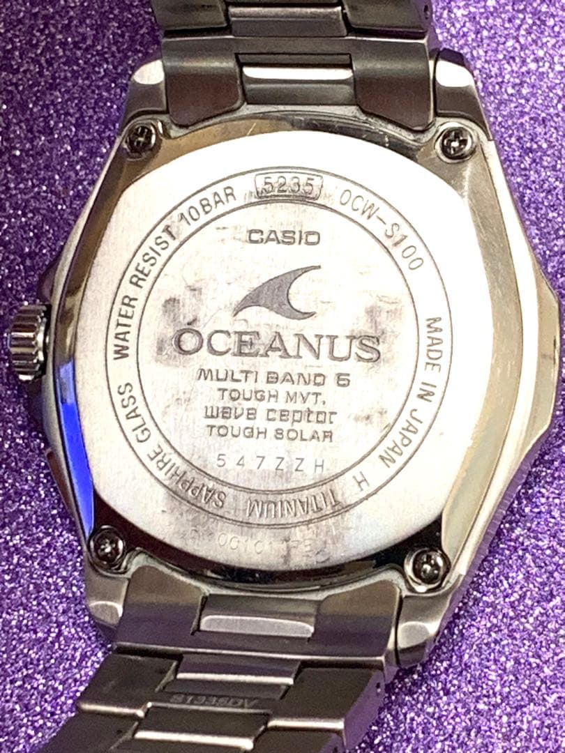 ★カシオ　OCEANSU MANTA OCW-S100-1AJF★