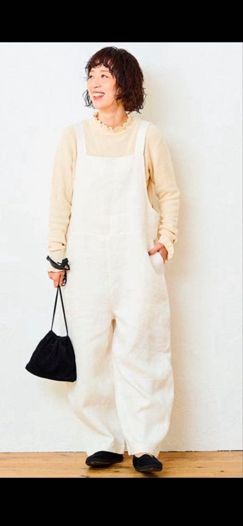 TUTIE tomomiさんコラボ リネンデニムサロペット