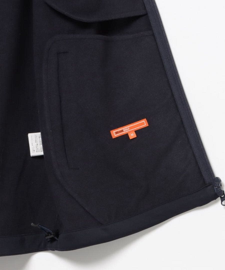 【新品】BEAMS GOLF ジャージ ジップベスト（NAVY）