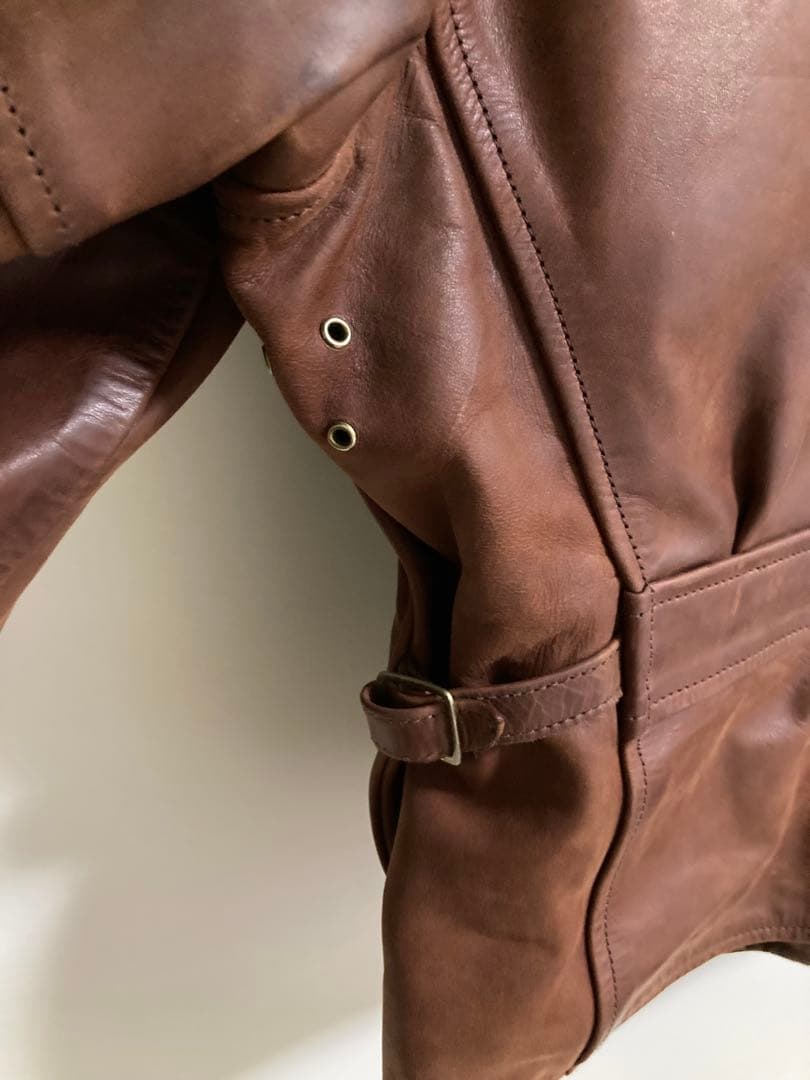 最終 Aero Leather Halfbelt 1930s エアロレザー 40