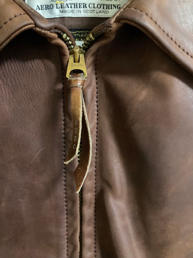 最終 Aero Leather Halfbelt 1930s エアロレザー 40