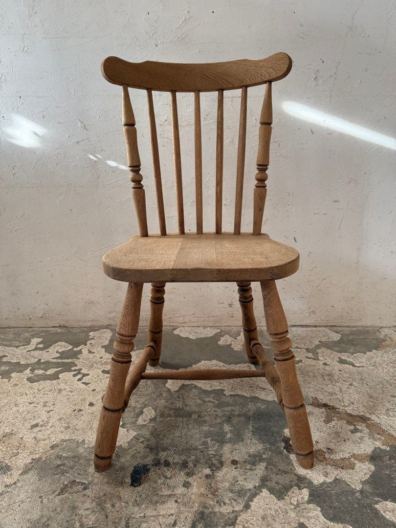 ビンテージ　ダイニングチェア　カフェチェア　剥離加工　no1