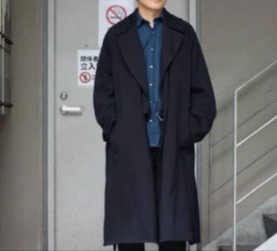 11月9日まで出品 COMOLI ウール中綿　タイロッケンコート 17aw