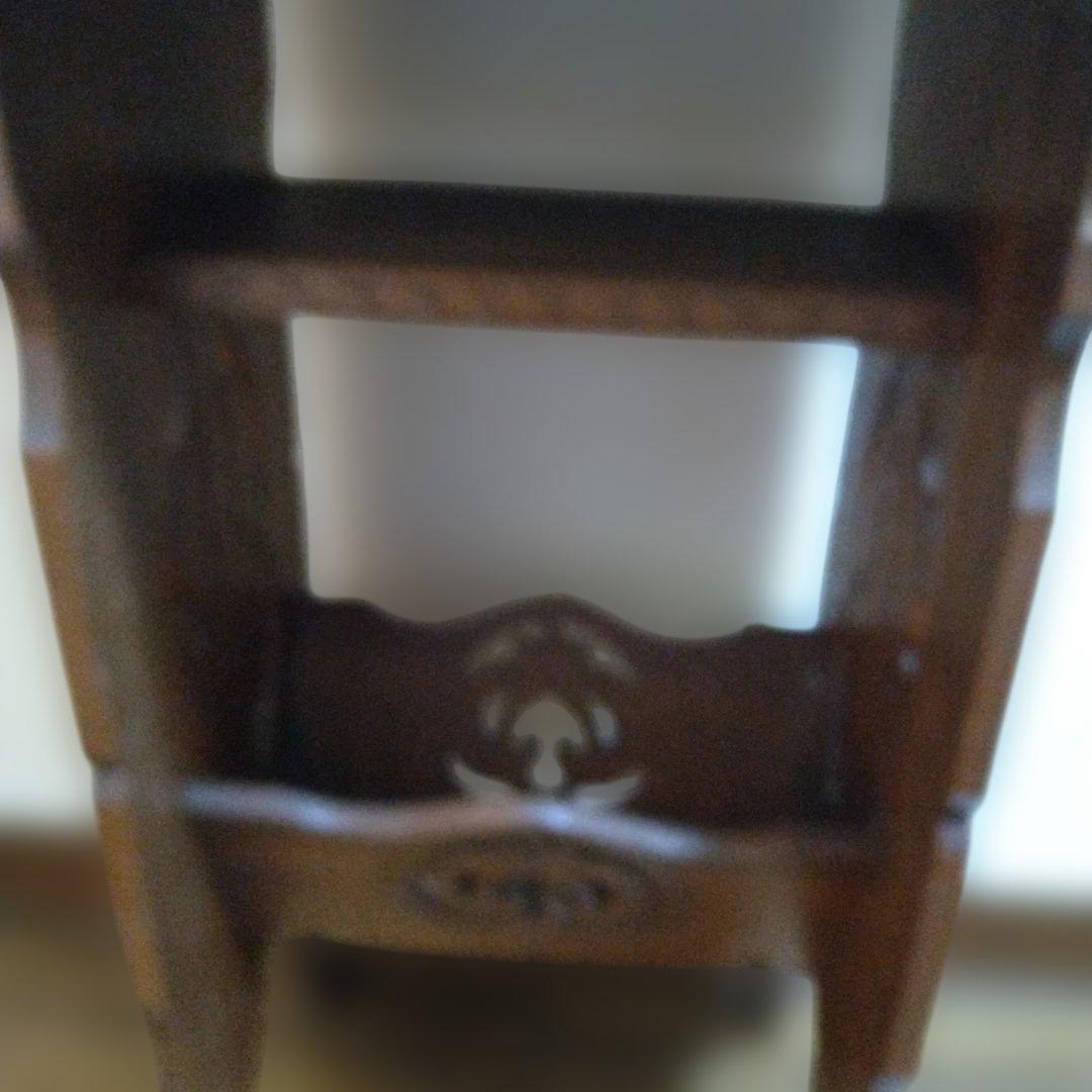 ヴィンテージ　アンティーク　クラシック　 木製　花台　置台