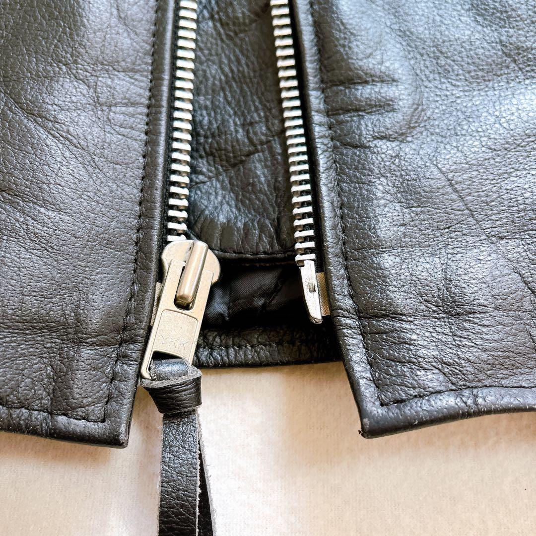 Freedom レザージャケット シングルライダース 牛革 本革 キルティング