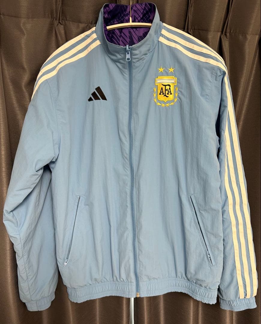 アルゼンチン代表　2022年　adidas アンセムジャケット　XLサイズ