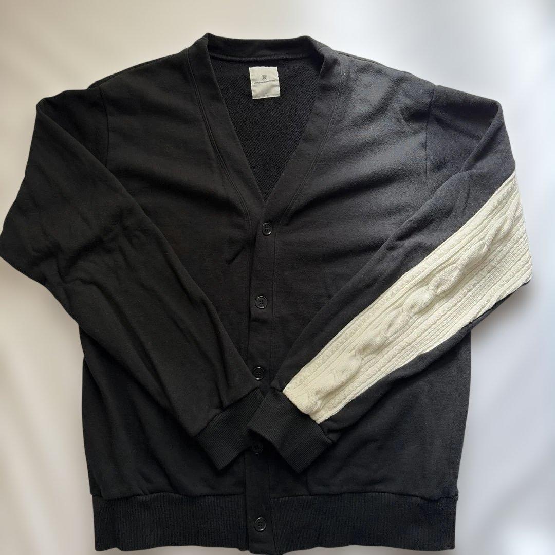 uniform experiment ブラックカーディガン《3》 Lサイズ